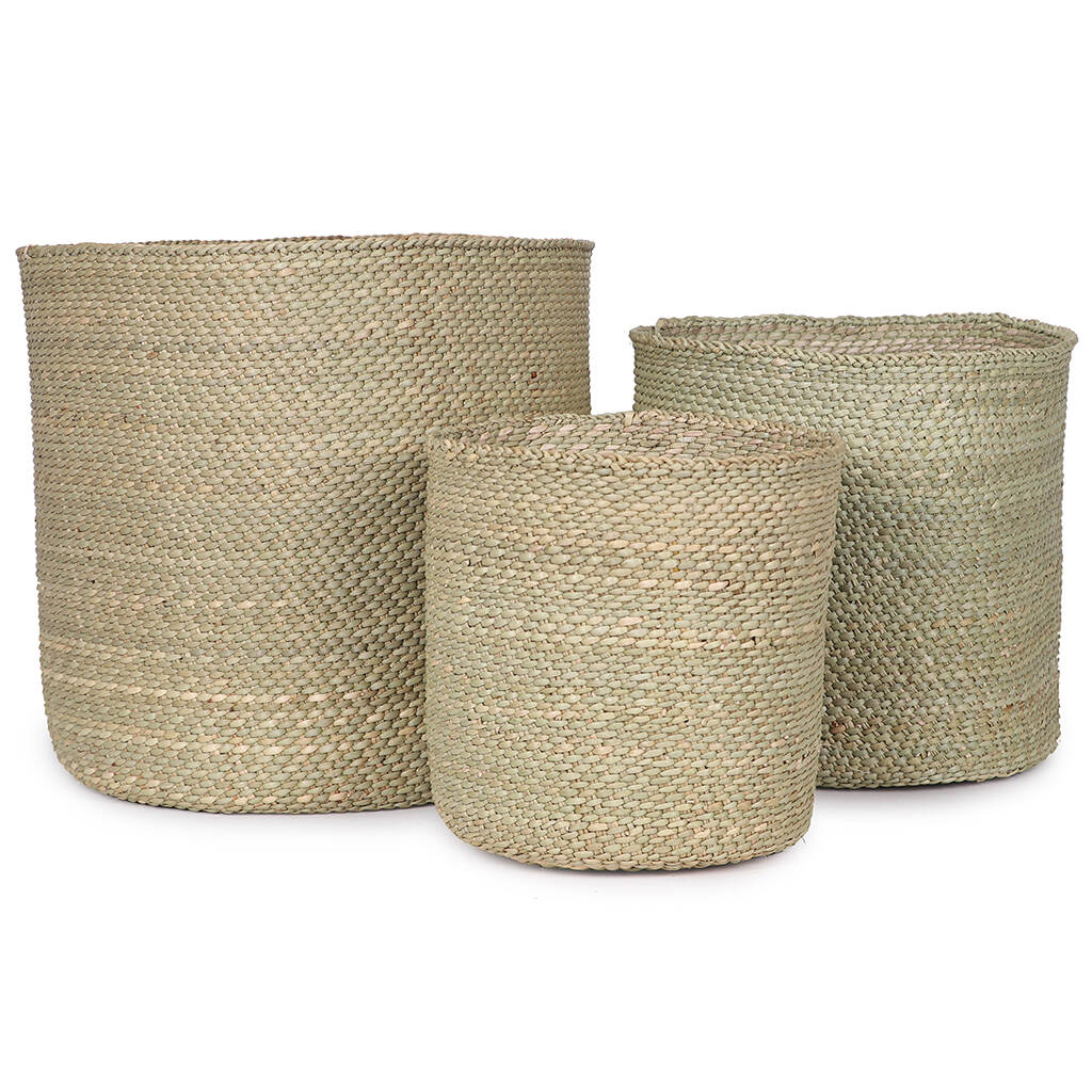 Milulu Grass Natural Storage Basket, 1 of 6
