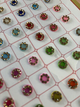 Colourful Stone Border 360 Bindi Booklet, 7 of 8