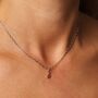 August Birthstone Necklace, thumbnail 3 of 9