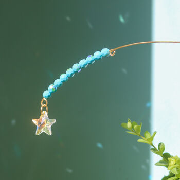 Turquoise Crystal Star Plant Hanger, 2 of 7