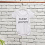 Sleep Expert, Sleep Novice T Shirt And Baby Grow Set, thumbnail 2 of 9