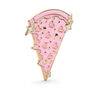 Pink Pizza Slice Enamel Pin, thumbnail 2 of 2