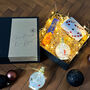 Personalised Gin Bauble And Socks Christmas Eve Box, thumbnail 1 of 3