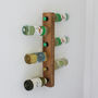 Wooden Wall Mounted Engraved Wine Rack, thumbnail 1 of 9