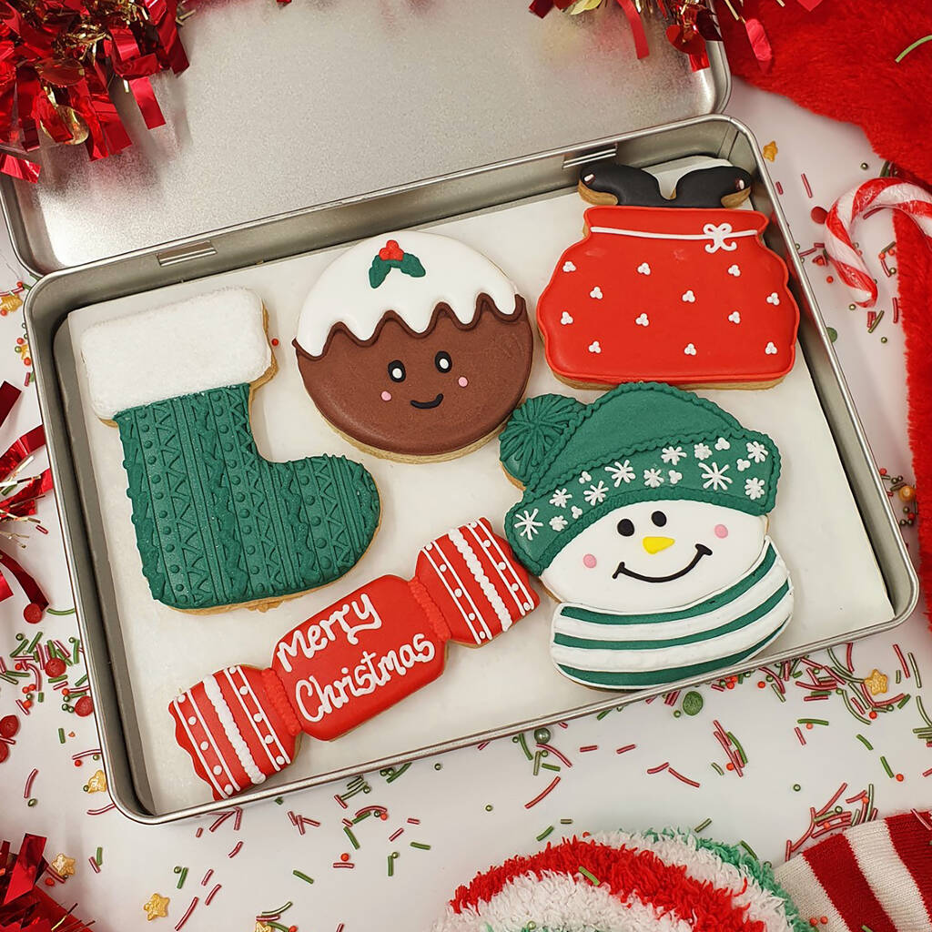 Personalised Christmas Biscuit Gift Set Pre Order By The Bakeonomist ...