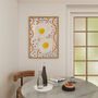 Fried Egg Art Print Brunch Kitchen Poster, thumbnail 8 of 12