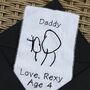 Embroidered Child’s Doodle Keepsake Patch, thumbnail 1 of 3
