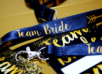Team Bride Vip Pass Hen Party Lanyard Favours, 11 of 12