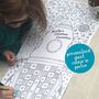 Personalised 'Christmas Countdown' Colour In Poster, thumbnail 1 of 5