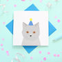 British Shorthair Cat, Birthday Card, thumbnail 2 of 3