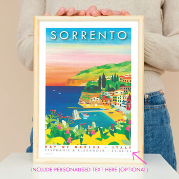Sorrento, Italy Illustrated Travel Print, 2 of 8