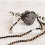 Men's Natural Bronzite And Agate Beaded Necklace, thumbnail 3 of 5