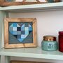 Heart Design Original Mosaic Wood Wall Art, thumbnail 3 of 7