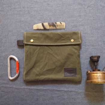 Washbag Recycled From 1940's Bivouac Tents, 5 of 7
