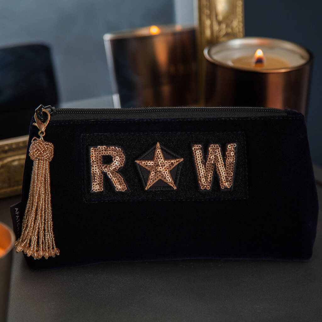 velvet makeup box