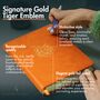 Orange Tiger A5 Journal With Strap, Bookmark And Pen Holder, thumbnail 3 of 7