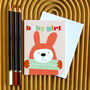 Mini Bunny Baby Girl Card, thumbnail 1 of 4