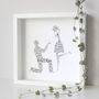 Personalised Engagement Word Art Gift For Couple, thumbnail 3 of 3