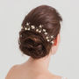 Flower Wedding Hair Pins, thumbnail 2 of 10