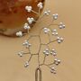 Delicate Pearl Bridal Hair Pin – Elegant And Versatile, thumbnail 2 of 10