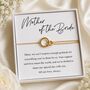 Mother Of The Bride Or Groom Interlocking Gold Bracelet, thumbnail 1 of 7