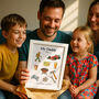 Personalised 'My Daddy Loves' Father’s Day Print, thumbnail 1 of 2