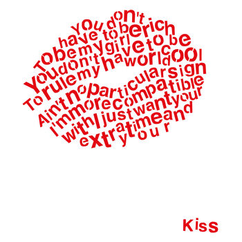 'Kiss' Greeting Card, 2 of 2