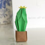 Funny Happy Divorce Day Card With Origami Cactus, thumbnail 6 of 7