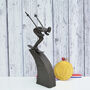 Metal Skier Sculpture, thumbnail 3 of 4