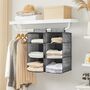 Set Of Two Hanging Wardrobe Organisers Storage Shelves, thumbnail 1 of 8