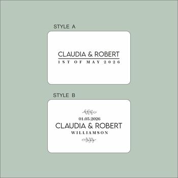 Personalised Brides Velvet Jewellery Box, 10 of 12