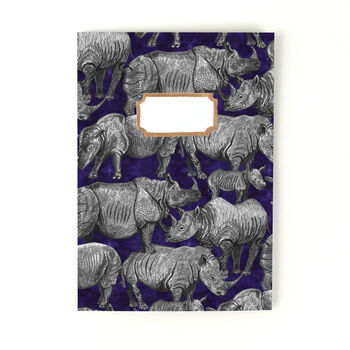 Crash Of Rhinos Print Lined Journal, 5 of 9