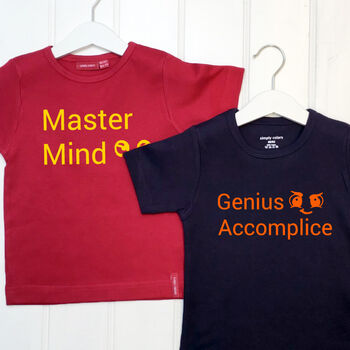 Personalised Master Duo T Shirt Set, 3 of 10