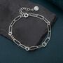 Sterling Silver Chain Link Bracelet, thumbnail 1 of 7