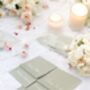 Handwritten Sage Place Cards With White Ink, thumbnail 4 of 8