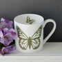 Butterflies Personalised Hand Decorated China Cups, thumbnail 4 of 6