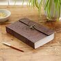 Handcrafted Indra Xl Embossed Leather Journal, thumbnail 1 of 11