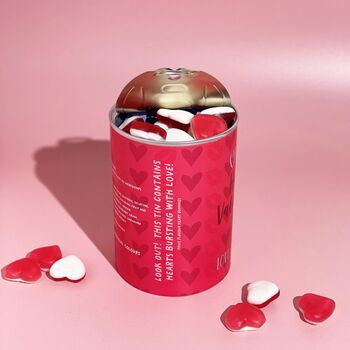 Personalised Valentine's Day Hearts Sweet Tin, 3 of 3
