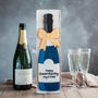 Personalised Champagne Biscuit Bottle – Navy, thumbnail 4 of 4