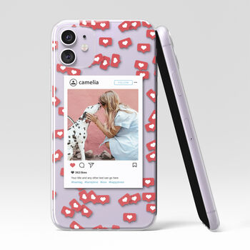 Personalised Instagram Picture Phone Case, 5 of 5