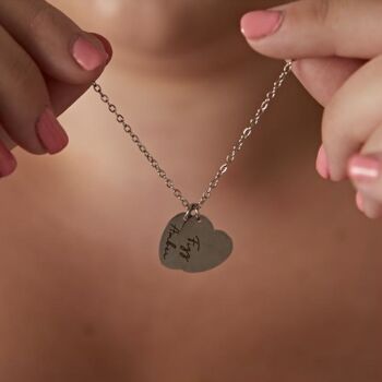 Personalised Heart Pendant Necklace, 2 of 9