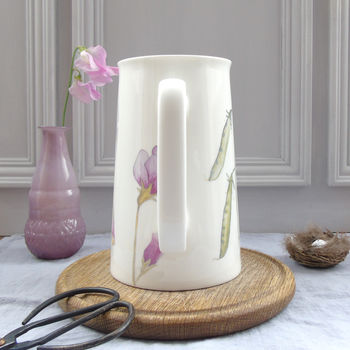 Summer Flowers And Butterflies Bone China Jug, 5 of 7