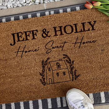 Personalised House Doormat, 2 of 2