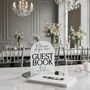 Manhattan Sign Our Guest Book Wedding Acrylic Sign, thumbnail 1 of 9