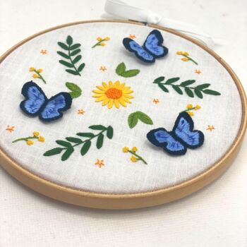 Stumpwork 3D Butterfly Embroidery Kit, 9 of 12