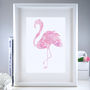 Flamingo Art Print | Housewarming Gift, thumbnail 2 of 2