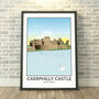 Caerphilly Castle, South Wales Print, thumbnail 1 of 5