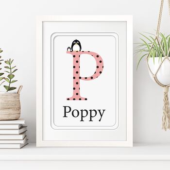 Children's Personalised Alphabet Name Print, 2 of 12