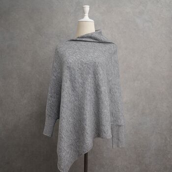 Luxuriously Soft Poncho With Sleeves, 2 of 6