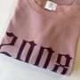 Personalised Year Sweatshirt Old English Font, thumbnail 2 of 9